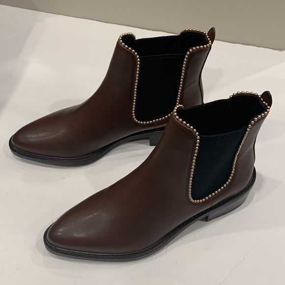 Coach brown boots / booties size 6 - Picture 3 of 10